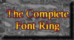 The Complete Font Ring